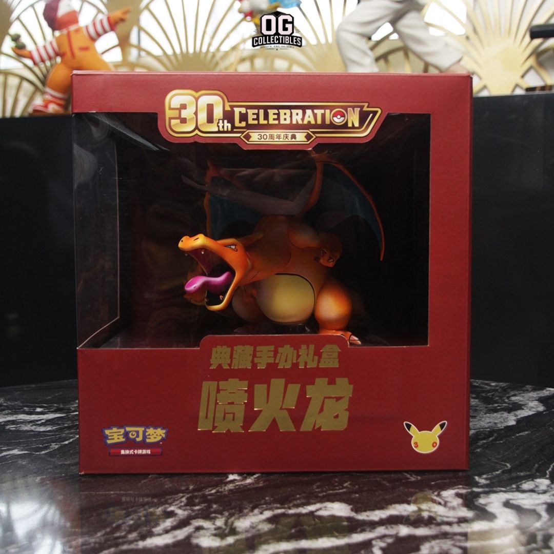Pokemon 30th Celebration Charizard Collector Figure Gift Box