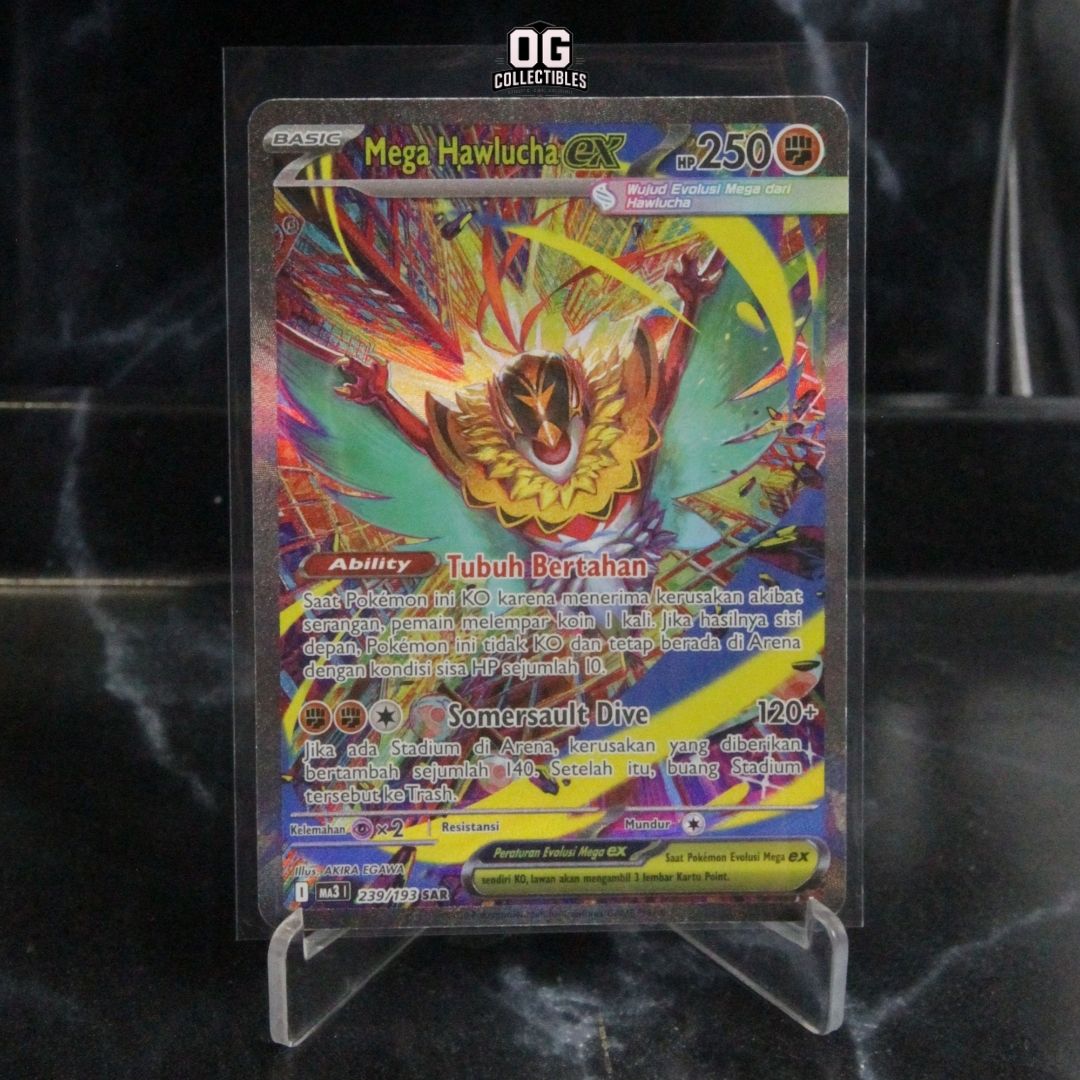 Pokemon TCG Mega Hawlucha ex SAR MA3 239/193 High Class Pack Mega Dream ex