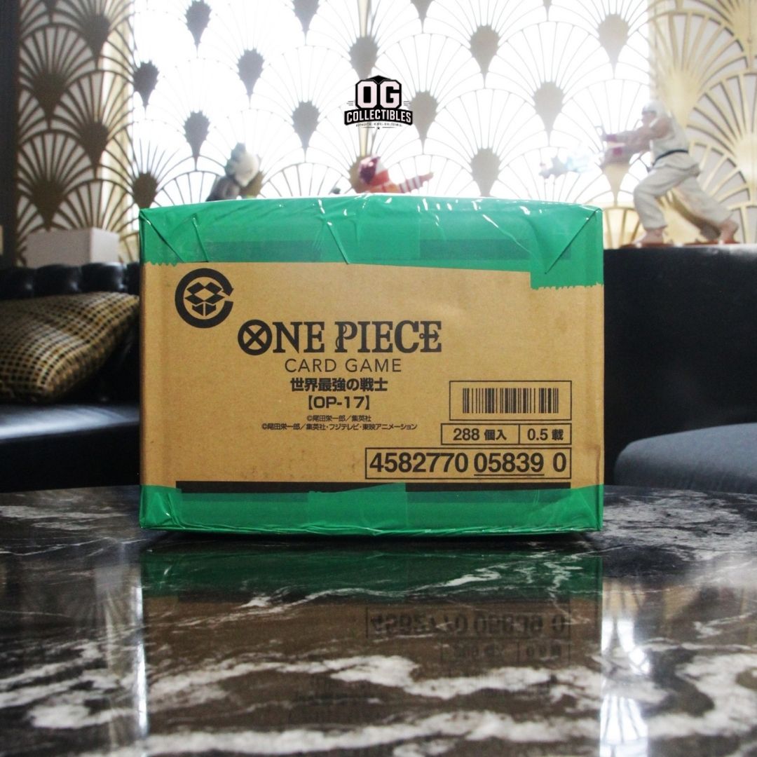 One Piece Card Game OP-17 The World's Strongest Warriors Japanese Case Of 12 Booster Boxes Case