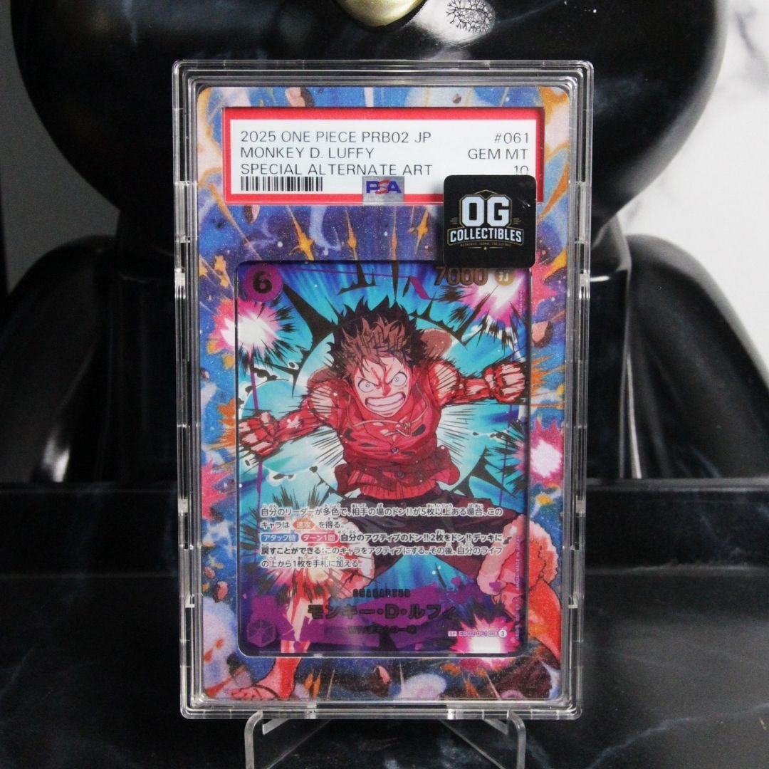One Piece Card PSA 10 Monkey D Luffy SP/SEC EB02-061 PRB02 The Best Vol.2 Japan