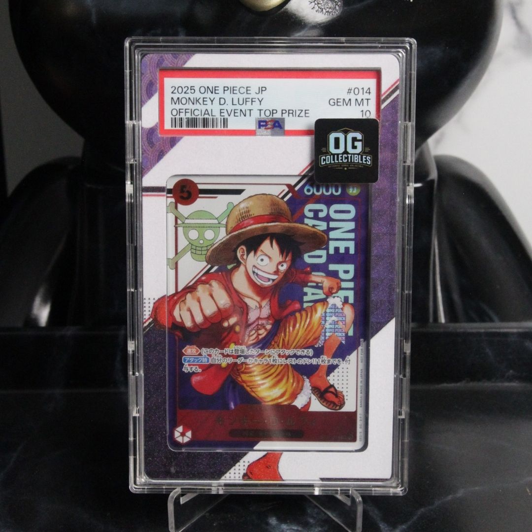 One Piece Card PSA 10 Monkey.D.Luffy SR ST21-014 Promotional Card Flagship Battle Winner's Memento