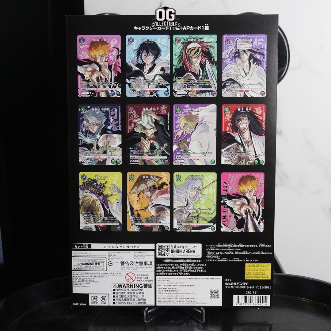 Union Arena TCG New Card Selection Bleach Thousand Year Blood War