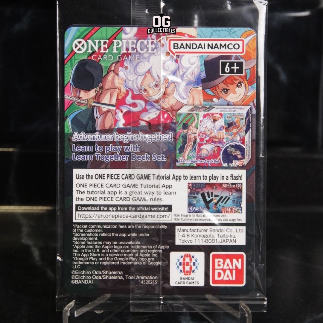 One Piece Monkey.D.Luffy sealed P-055 EN Promotional Card College Basketball Us Voyage