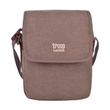 Troop London Canvas Shoulder Bag Brown