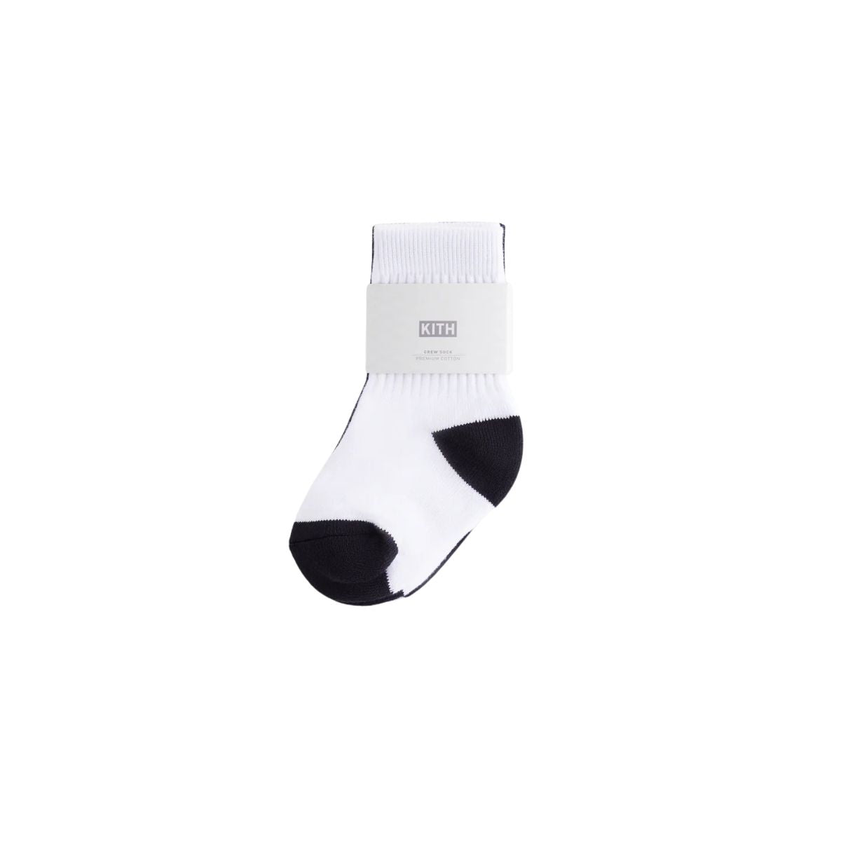 Kith Baby Toddler Classic Crew 2-Pack Socks White