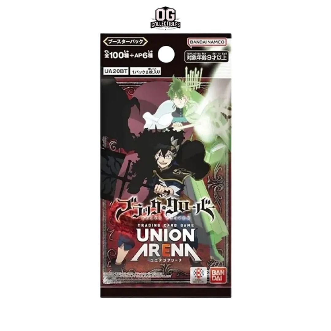 Union Arena UA20BT Booster Pack Black Clover Box
