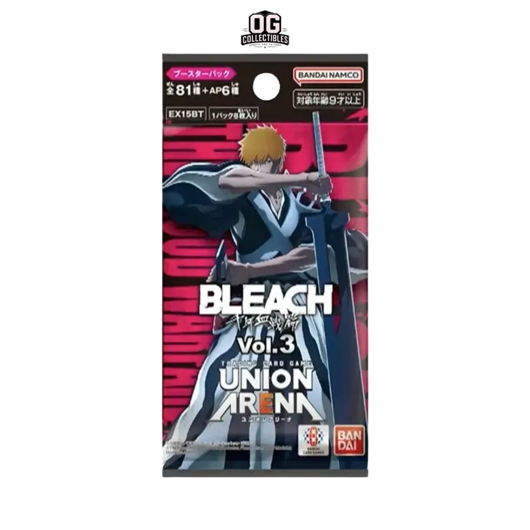 Union Arena EX15BT Booster Pack Bleach Thousand Year Blood War Vol.3 Box