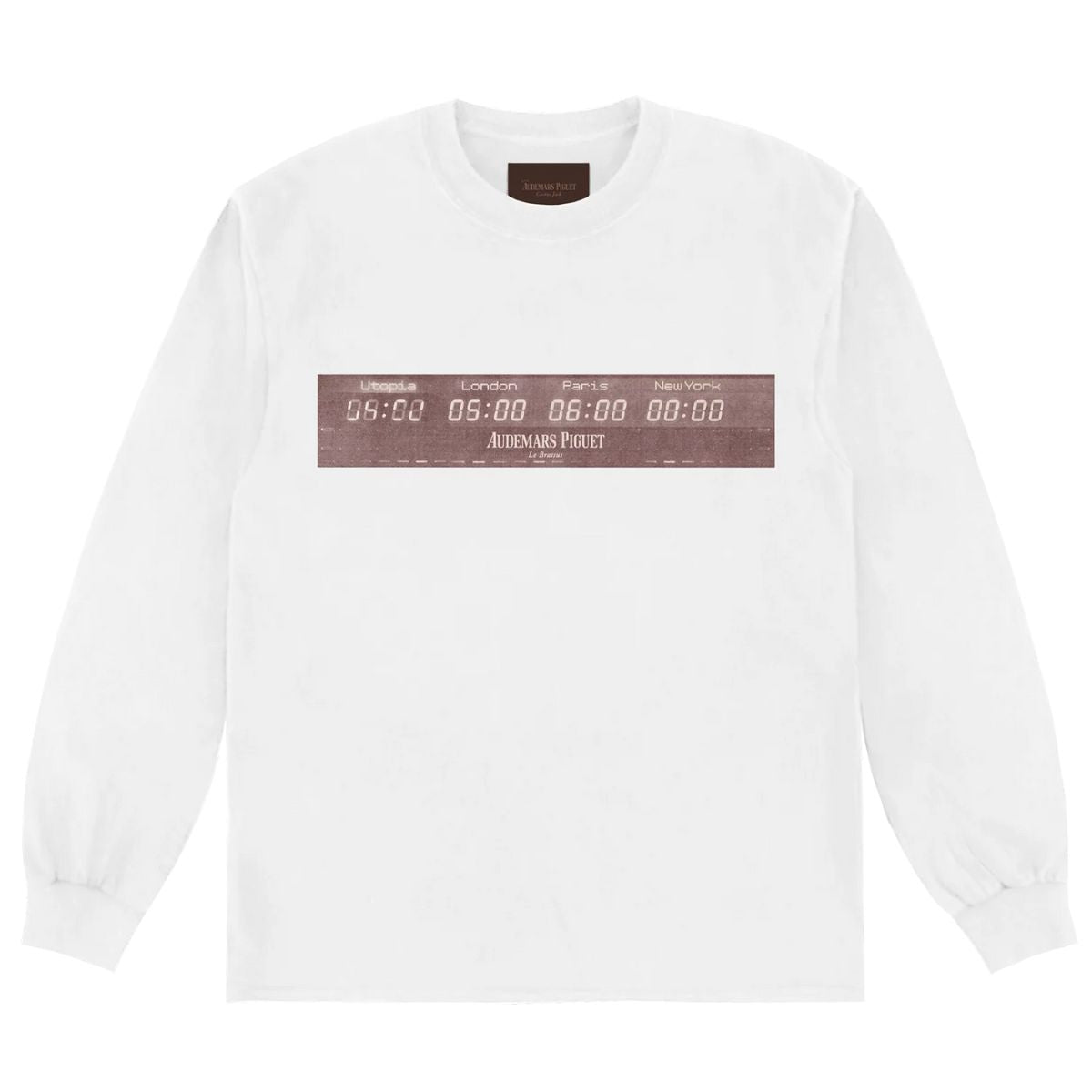 Travis Scott Cactus Jack x Audemars Piguet Utopia Long Sleeve T-Shirt White