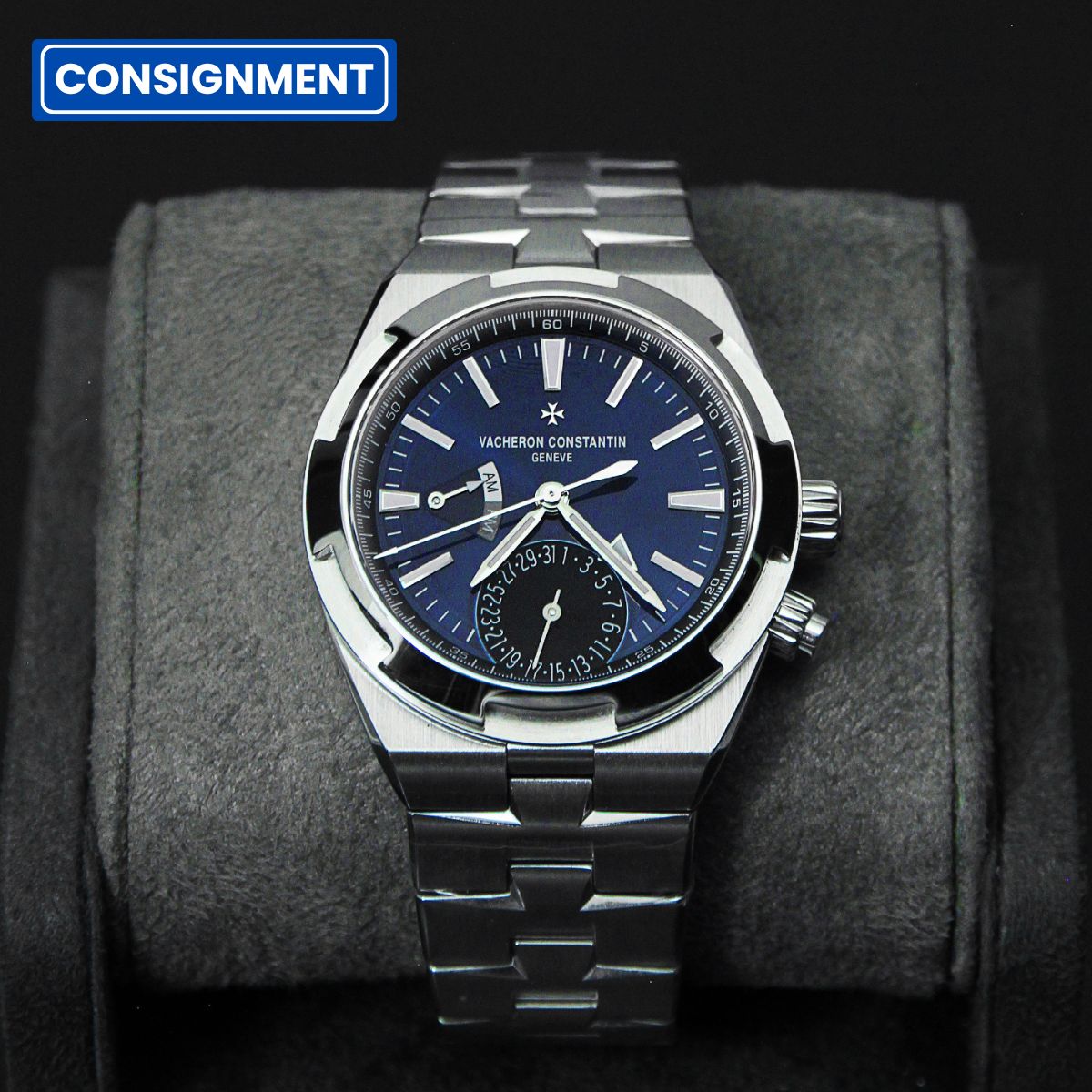 Vacheron 41 Overseas Dual Time Blue Dial 7900V/110A-B334