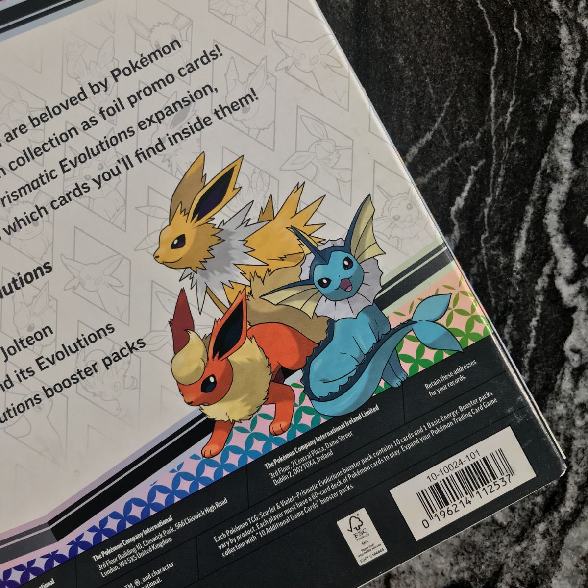 Pokemon TCG Scarlet & Violet Prismatic Evolutions Poster Collection