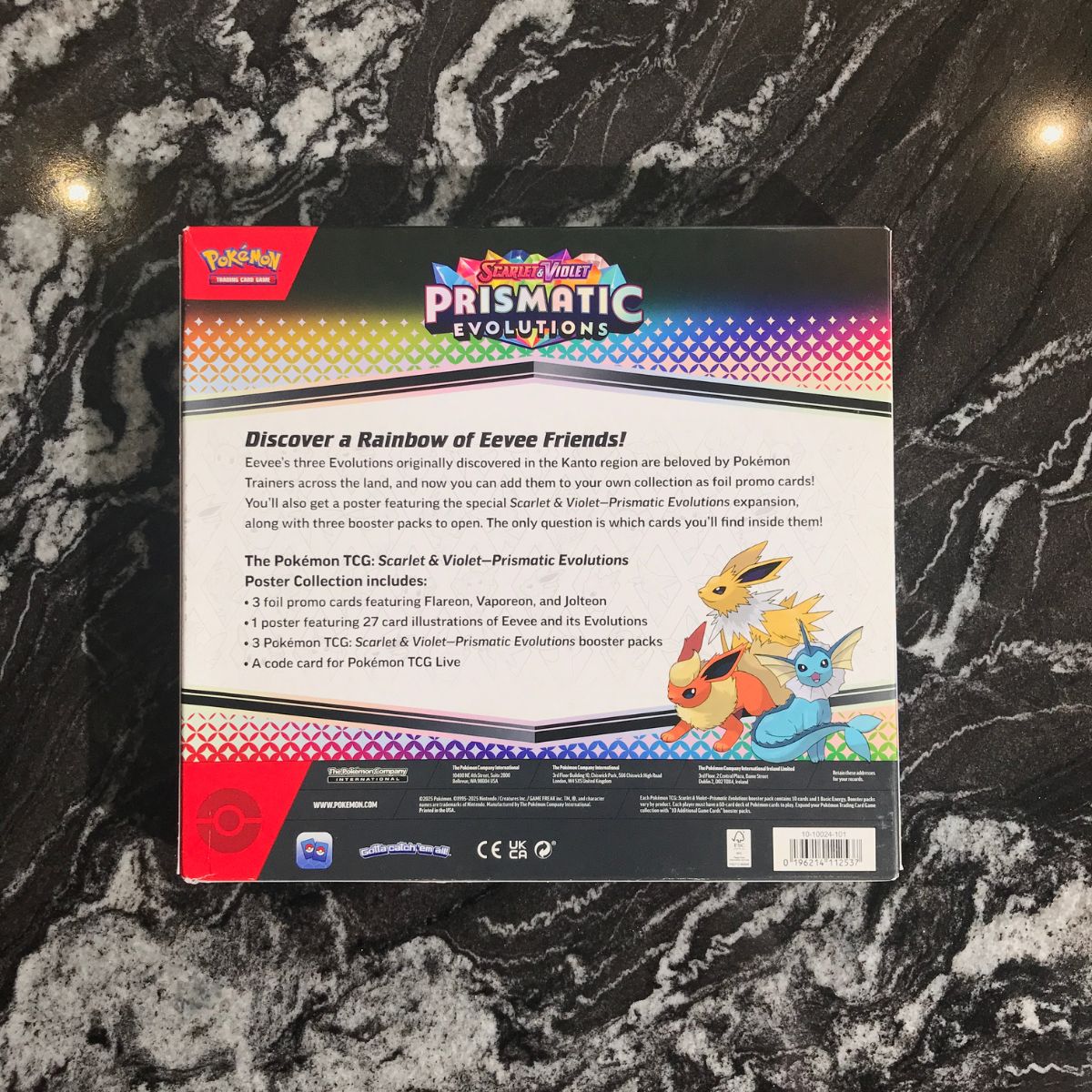 Pokemon TCG Scarlet & Violet Prismatic Evolutions Poster Collection