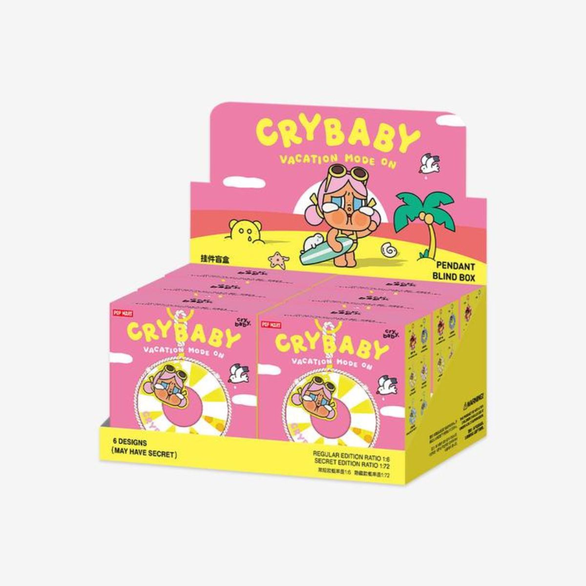 Pop Mart Crybaby Vacation Mode On Series Pendant