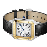 Cartier Santos Dumont Extra Large YG Case Croco Strap W2SA0034