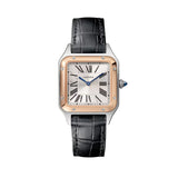 Cartier Santos Dumont Small RG Case Croco Strap W2SA0038