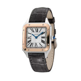 Cartier Santos Dumont Small RG Case Croco Strap W2SA0038