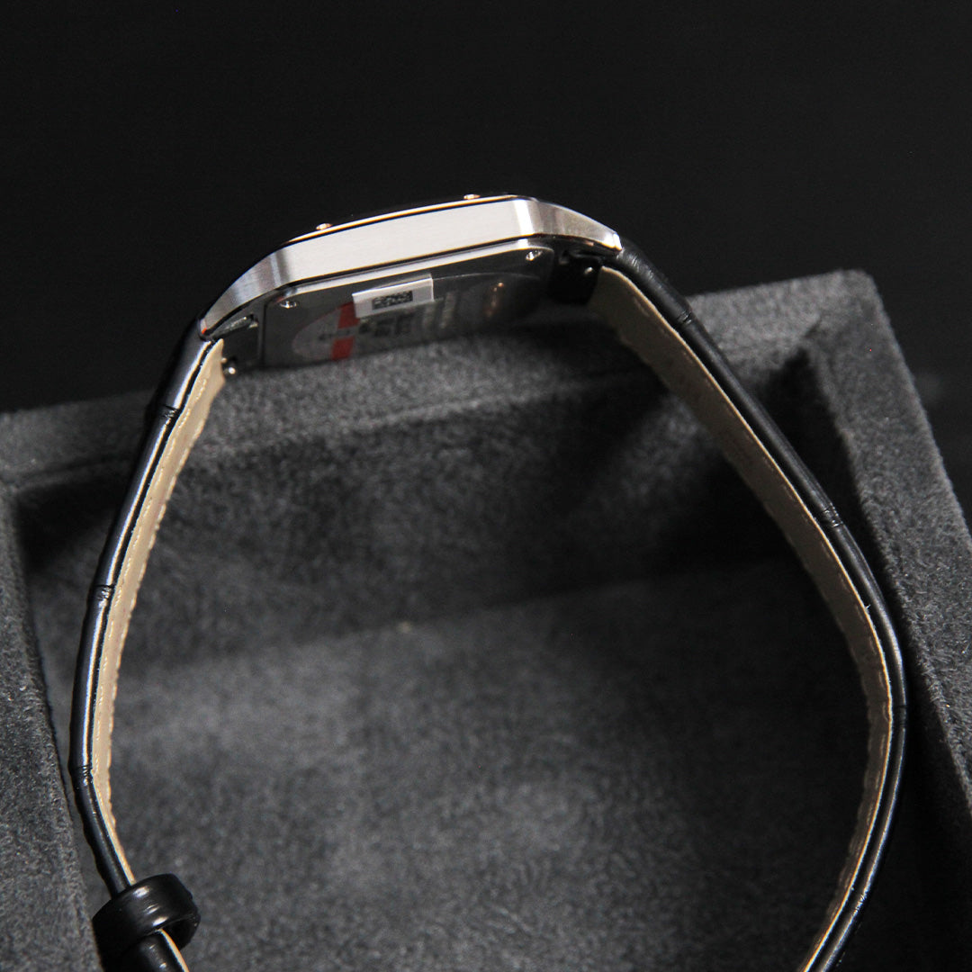 Cartier 38 Santos Dumont Small Silver Dial Two Tone W2SA0038