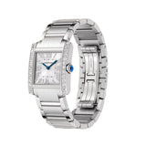 Cartier Tank Francaise Medium Steel Diamonds W4TA0021