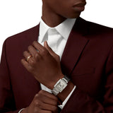 Cartier Tank Francaise Medium Steel Diamonds W4TA0021