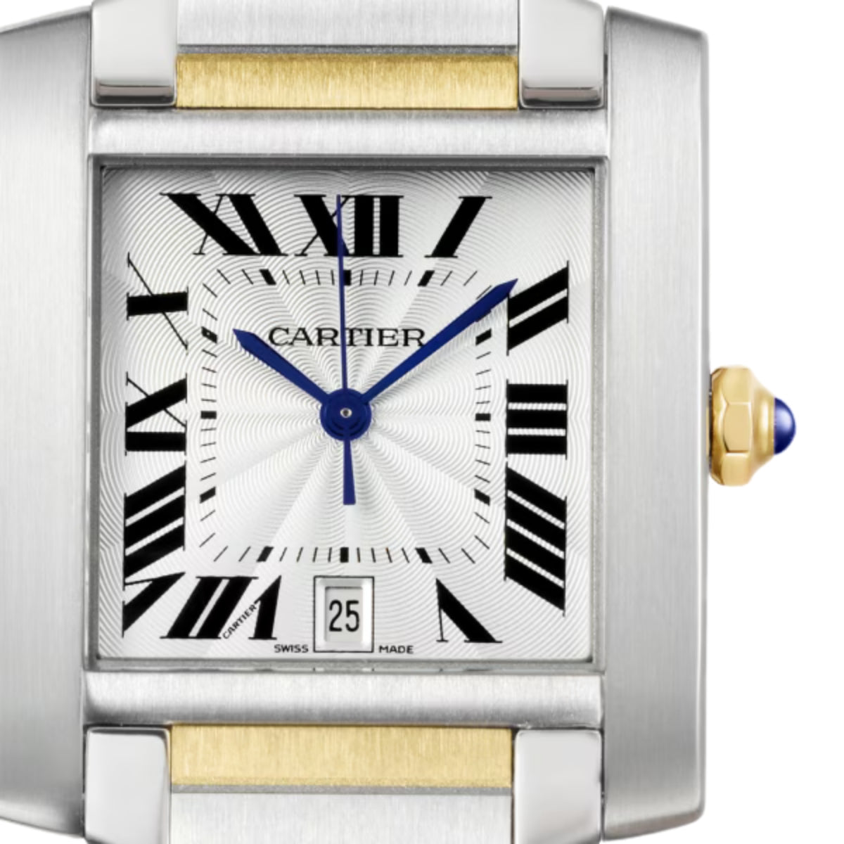 Cartier Tank Francaise Large Steel W51005Q4