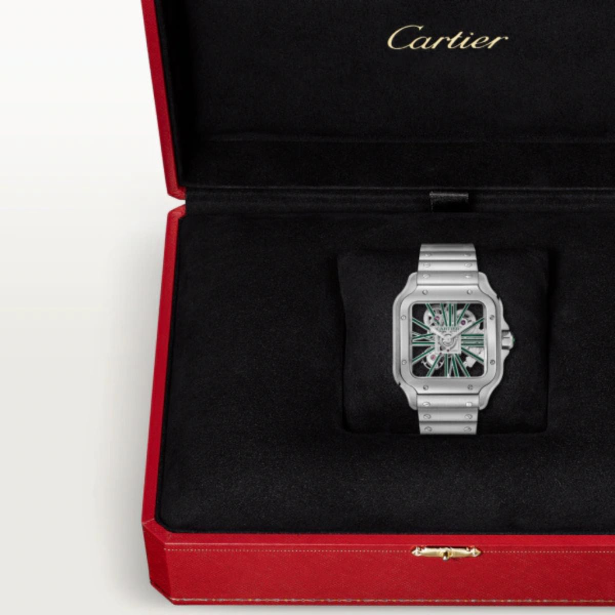 Cartier Santos de Cartier skeleton Large model WHSA0028
