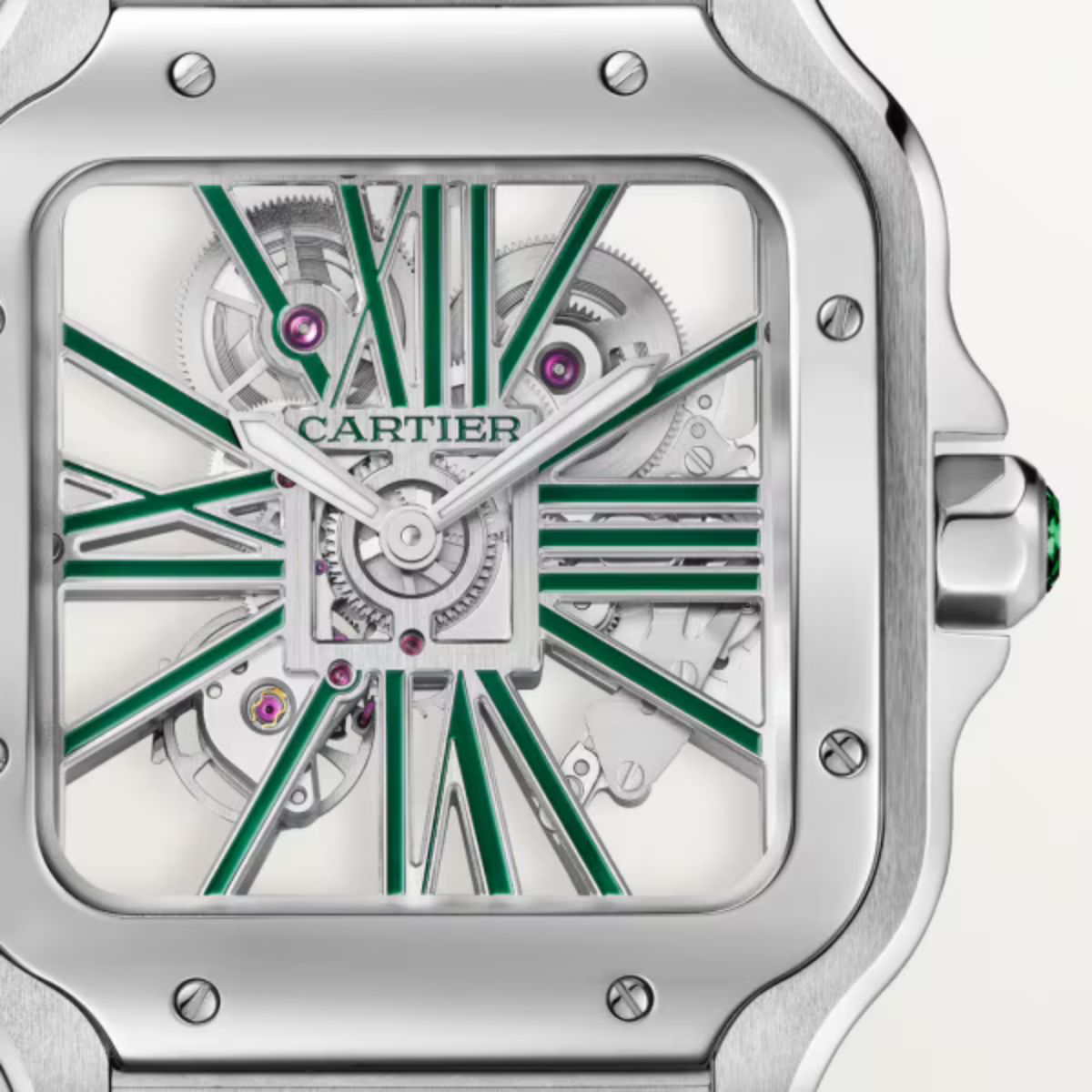Cartier Santos de Cartier skeleton Large model WHSA0028