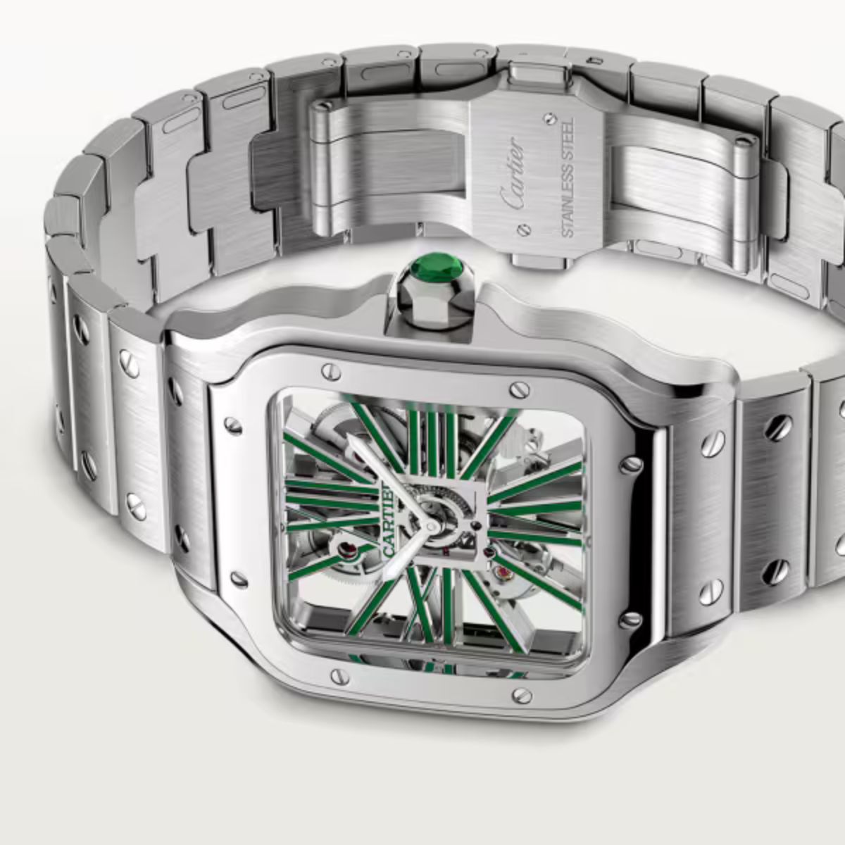 Cartier Santos de Cartier skeleton Large model WHSA0028