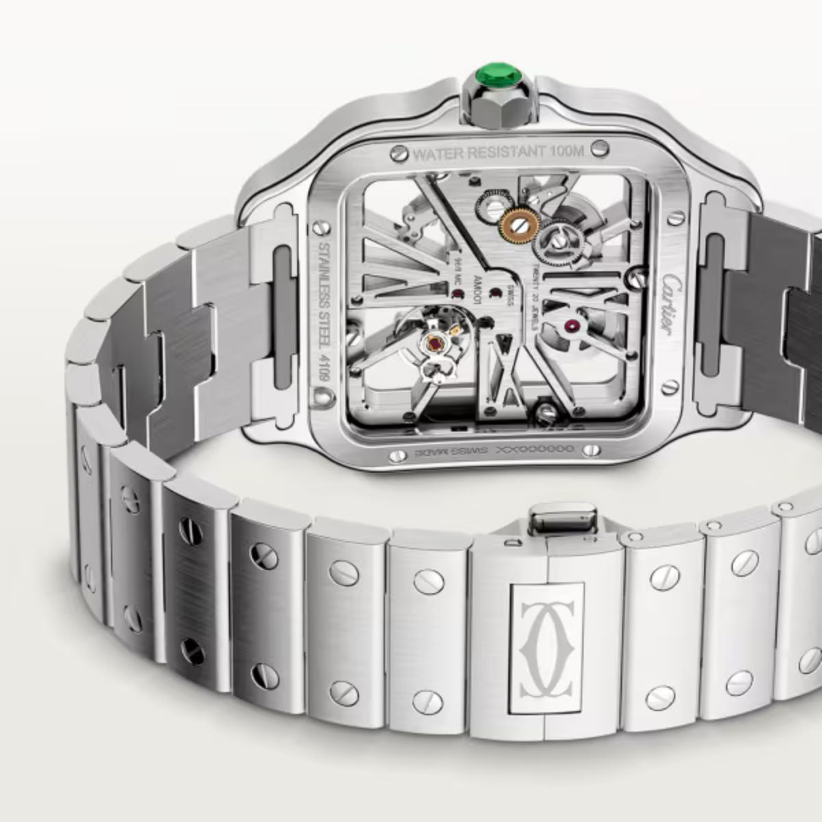 Cartier Santos de Cartier skeleton Large model WHSA0028