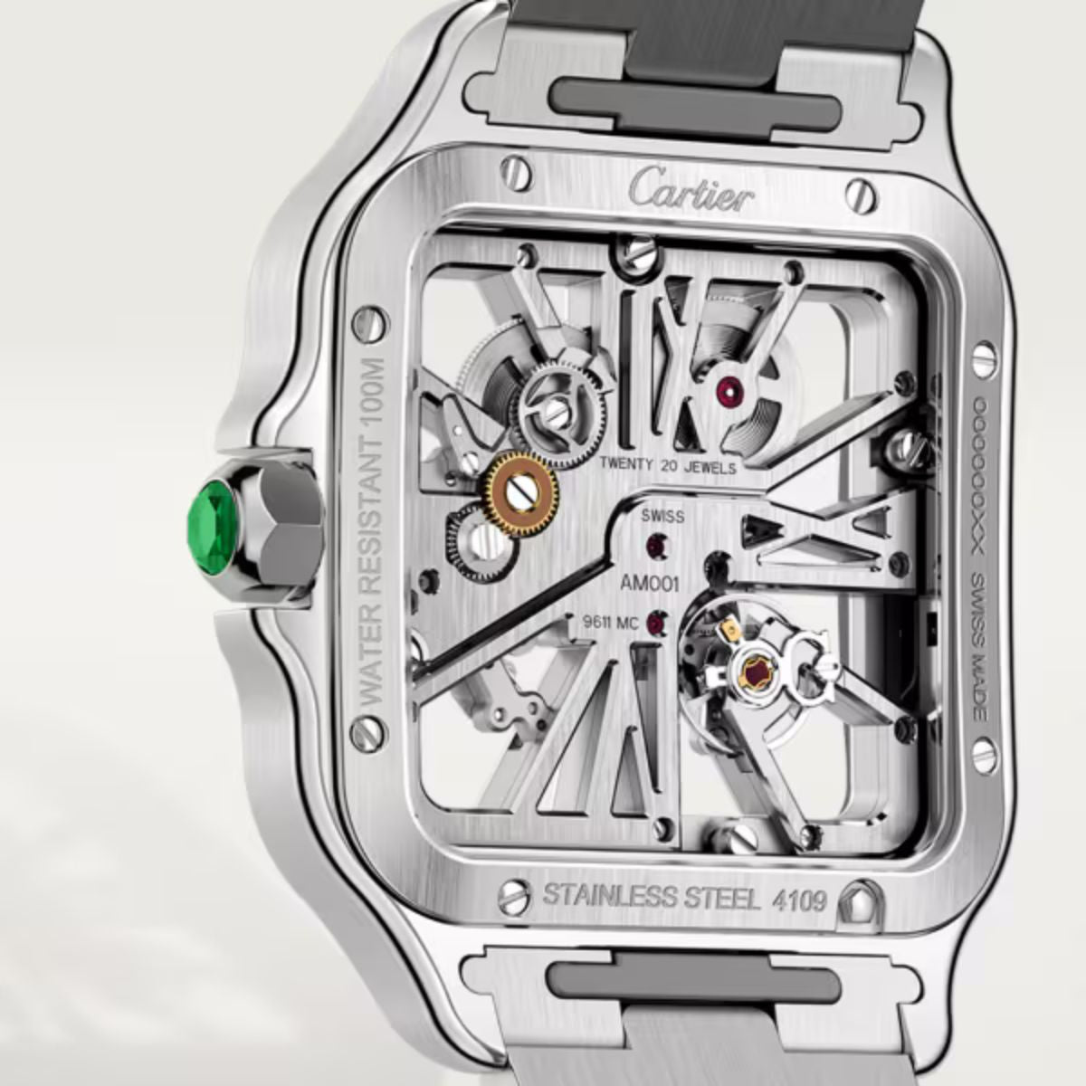 Cartier Santos de Cartier skeleton Large model WHSA0028