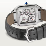 Cartier Santos Dumont Skeleton Equipped With A Micro Rotor Large Model WHSA0032