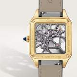 Cartier Santos Dumont Skeleton Equipped With A Micro Rotor Large Model WHSA0043