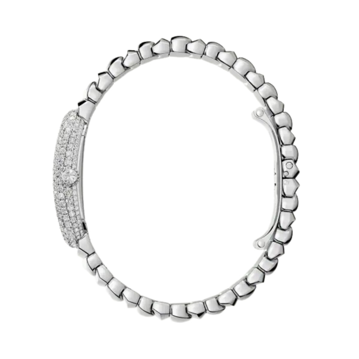Cartier Baignoire Watch Small White Gold Diamonds WJBA0020