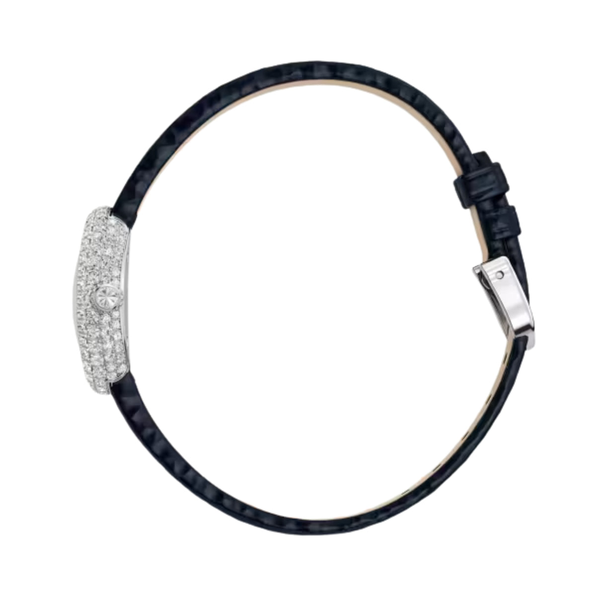 Cartier Baignoire Watch Mini White Gold Diamonds WJBA0036
