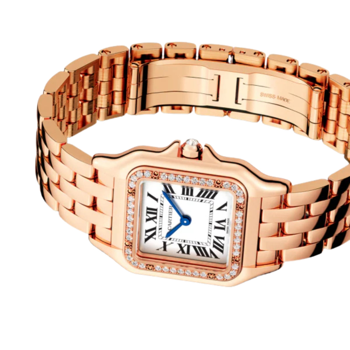 Cartier Panthere De Cartier Medium Rose Gold Diamonds WJPN0009