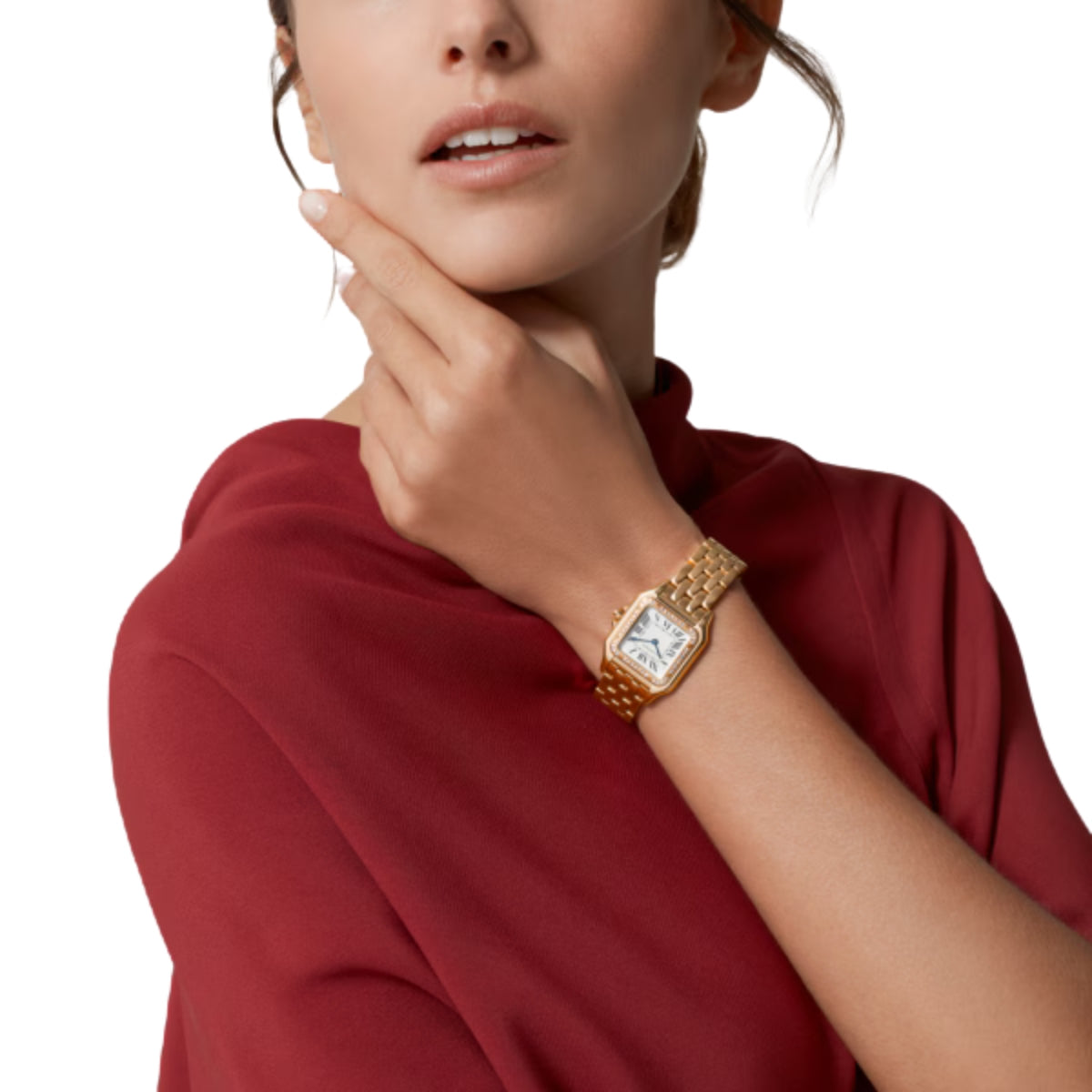 Cartier Panthere De Cartier Medium Rose Gold Diamonds WJPN0009