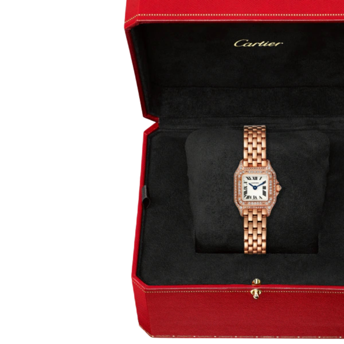Cartier Panthere De Cartier Mini Rose Gold Diamonds WJPN0020