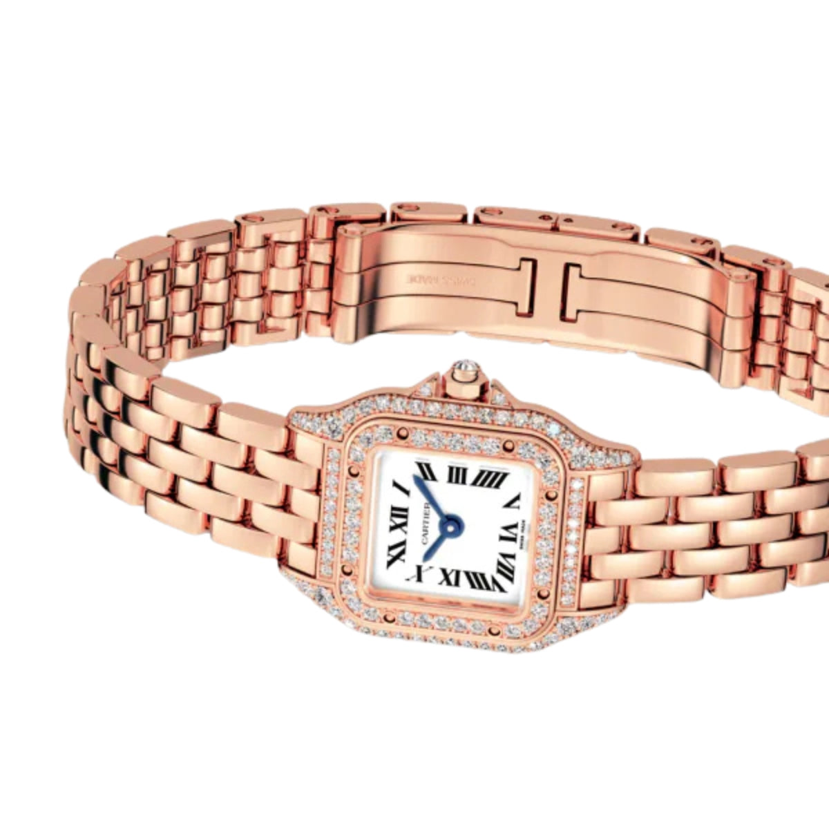 Cartier Panthere De Cartier Mini Rose Gold Diamonds WJPN0020