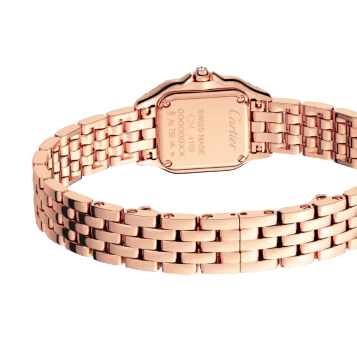 Cartier Panthere De Cartier Mini Rose Gold Diamonds WJPN0020