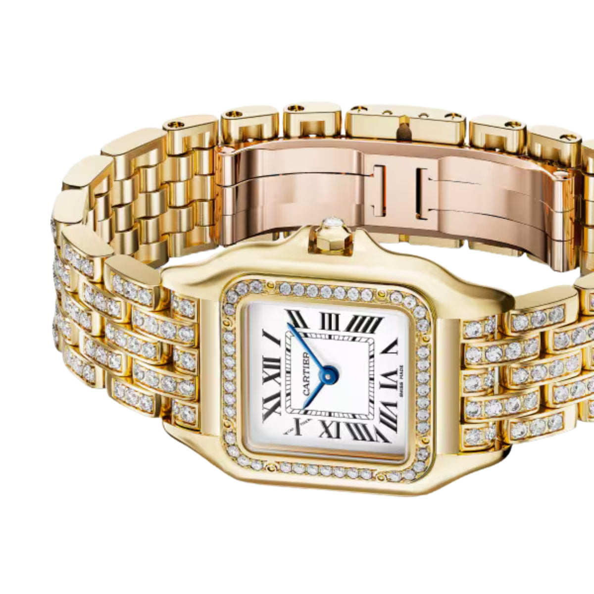 Cartier Panthere De Cartier Medium Yellow Gold Diamonds WJPN0060