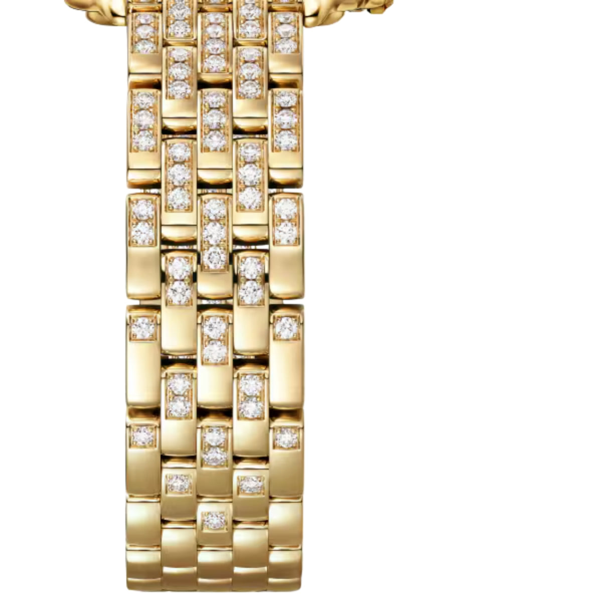 Cartier Panthere De Cartier Medium Yellow Gold Diamonds WJPN0060