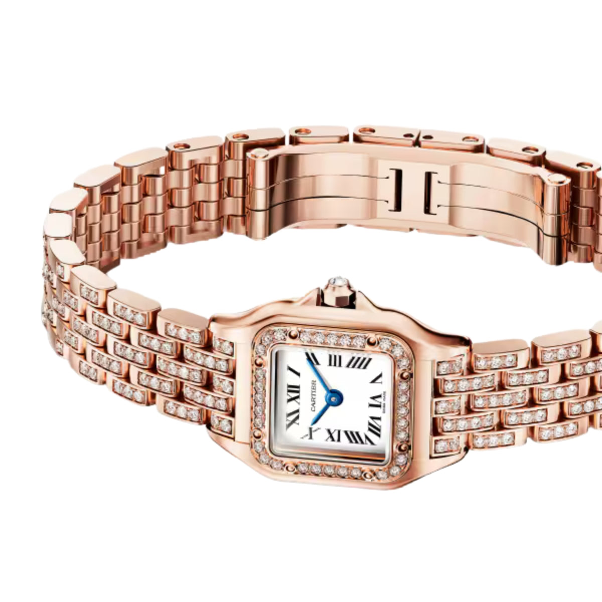 Cartier Panthere De Cartier Mini Rose Gold Diamonds WJPN0063