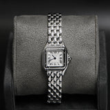 Cartier Panthere Mini Model Silver Dial Steel Strap WSPN0012