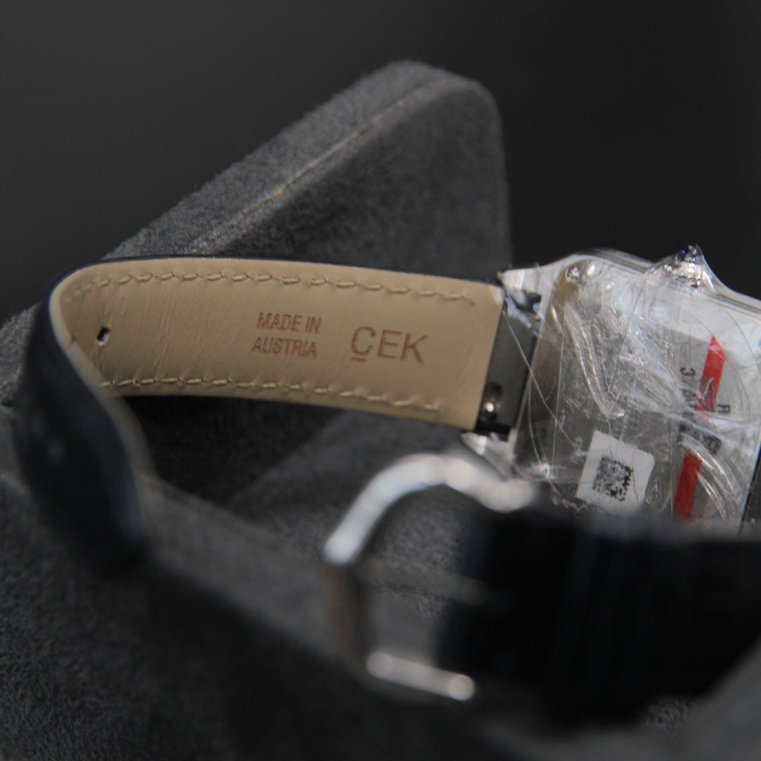 Cartier 38 Santos Dumont Small Silver Dial WSSA0023