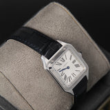 Cartier 38 Santos Dumont Small Silver Dial WSSA0023