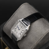 Cartier 38 Santos Dumont Small Silver Dial WSSA0023