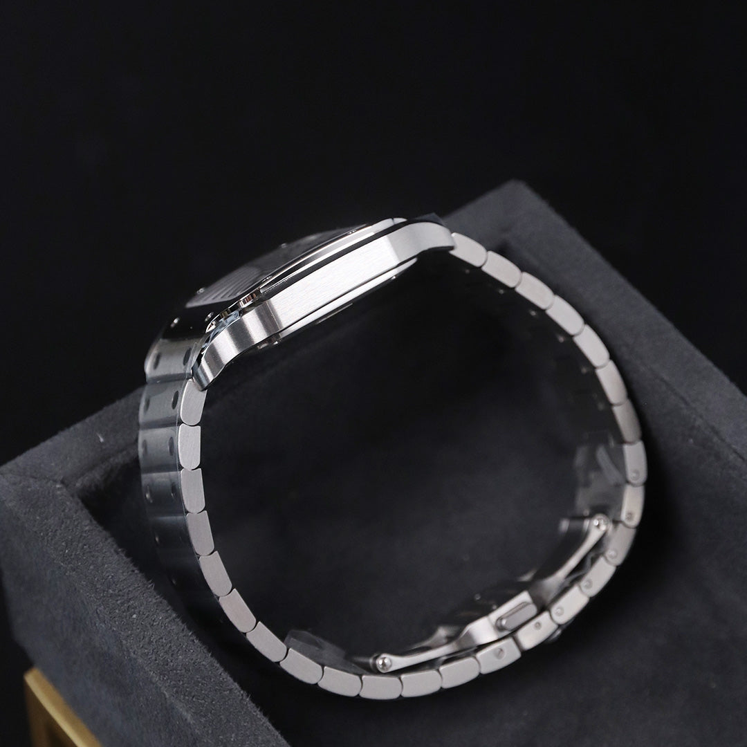 Cartier 35 Santos Medium White Dial WSSA0029