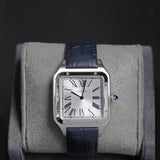 Cartier 47 Santos Dumont Extra Large Silver Dial WSSA0032