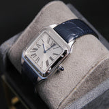 Cartier 47 Santos Dumont Extra Large Silver Dial WSSA0032