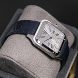 Cartier 47 Santos Dumont Extra Large Silver Dial WSSA0032