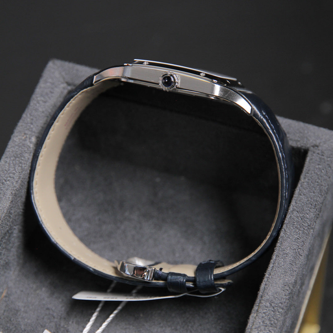 Cartier 47 Santos Dumont Extra Large Silver Dial WSSA0032