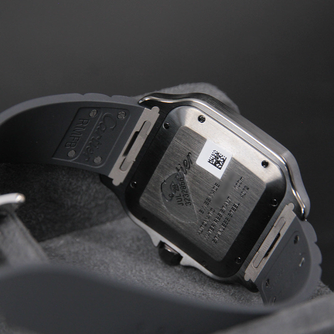 Cartier 40 Santos Large Black Dial WSSA0039